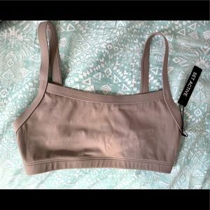 Set Active scoop bra in Stone